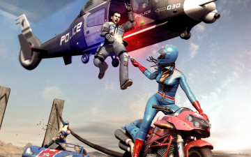 Картинка видео игры pursuit force