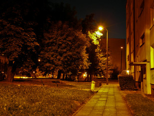 Картинка города огни ночного