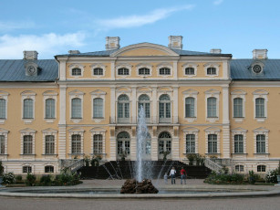 Картинка рундальский дворец зодчий растрелли латвия города дворцы замки крепости
