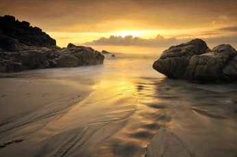Картинка природа восходы закаты море закат камни побережье