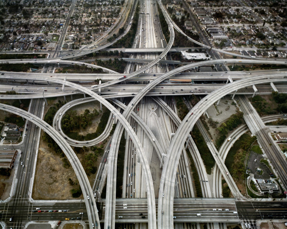 Обои картинки фото разное, транспортные, средства, магистрали, петли, развязки, развилки, лос-анджелес