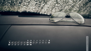 обоя календари, другое, авто, очки, капли