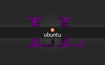 обоя компьютеры, ubuntu, linux, логотип, буквы