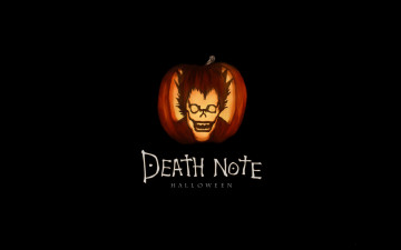 Картинка аниме death+note тыква демон
