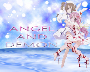 обоя аниме, angels, demons