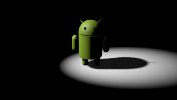 Картинка компьютеры android осьвещения тёмный