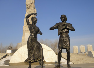 Картинка города памятники скульптуры арт объекты скульптура танец