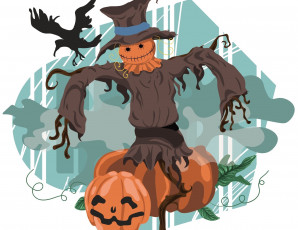 Картинка праздничные хэллоуин halloween тыква