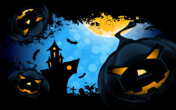 Картинка праздничные хэллоуин halloween тыква