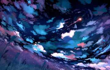 Картинка аниме unknown +другое небо