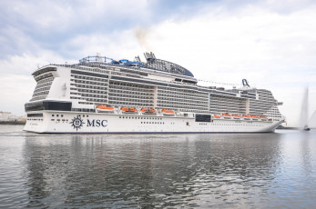 Картинка msc+meraviglia корабли лайнеры лайнер круиз