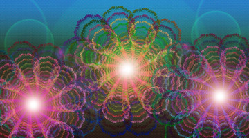 Картинка 3д графика fractal фракталы цвета абстракция