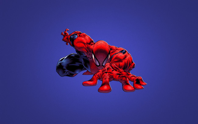 Обои картинки фото Человек, паук, рисованные, комиксы, Человек-паук, spider-man