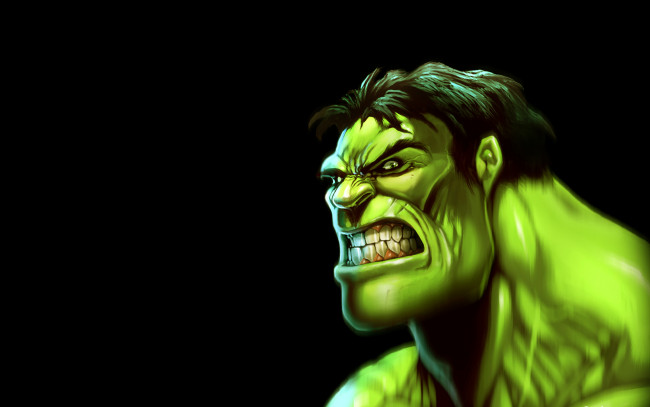 Обои картинки фото халк, рисованные, комиксы, hulk, зеленый, злой, комикс