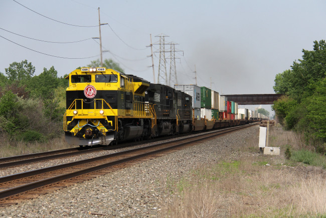 Обои картинки фото техника, поезда, дорога, локомотив, состав, железная