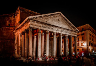 обоя roman pantheon, города, рим,  ватикан , италия, пантеон