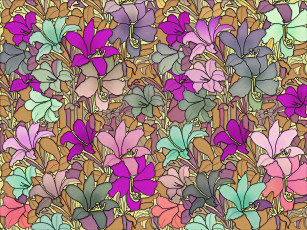 Картинка векторная+графика цветы+ flowers фон texture цветы pattern color