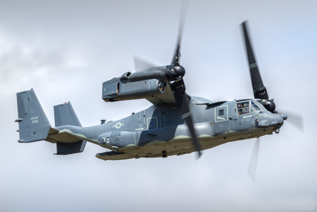 Обои картинки фото cv-22 osprey, авиация, другое, конвертоплан