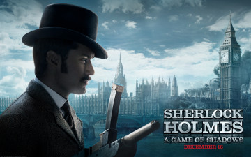 Картинка кино фильмы sherlock holmes game of shadows мост лондон облака