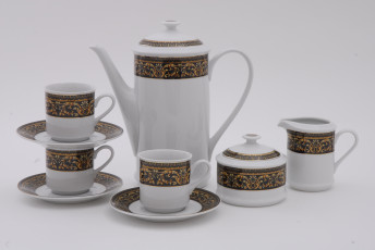 Картинка разное посуда столовые приборы кухонная утварь чайник тарелочки чашки сервиз фарфор