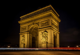Картинка paris +france города париж+ франция арка триумфальная
