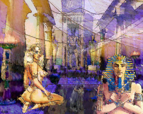Картинка тайны фараонов рисованные люди