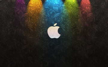 Картинка компьютеры apple аpple логотип узор яблоко