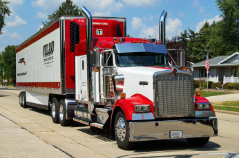 Картинка kenworth+truck автомобили kenworth тягач седельный грузовик тяжелый