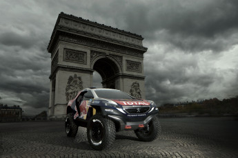 обоя peugeot 2008 dkr 2016, автомобили, peugeot, 2016, dkr, джип, ралли, 2008