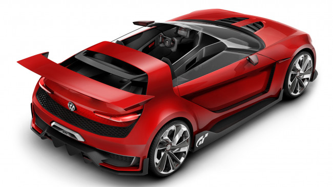 Обои картинки фото volkswagen gti roadster concept 2014, автомобили, 3д, 2014, concept, roadster, gti, volkswagen