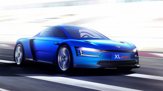 Обои картинки фото volkswagen xl sport concept 2014, автомобили, volkswagen, sport, concept, xl, 2014