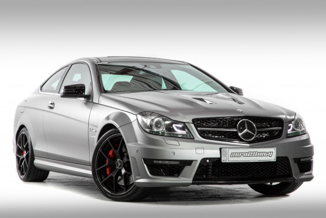 Обои картинки фото mercedes benz c63 amg edition 507, автомобили, mercedes-benz, белый