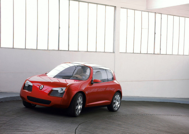 Обои картинки фото renault zoe concept 2005, автомобили, renault, zoe, 2005, concept