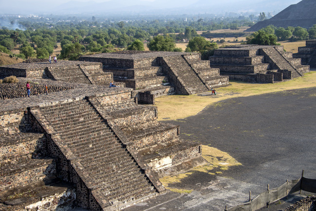 Обои картинки фото avenue of the dead,  teotihuacan,  mexico, города, - исторические,  архитектурные памятники, простор