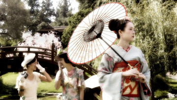 Картинка кино+фильмы memoirs+of+a+geisha кимоно зонтик
