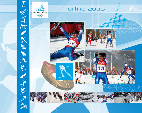 Обои картинки фото олимпиада, 2006, лыжные, гонки, спорт, лыжный