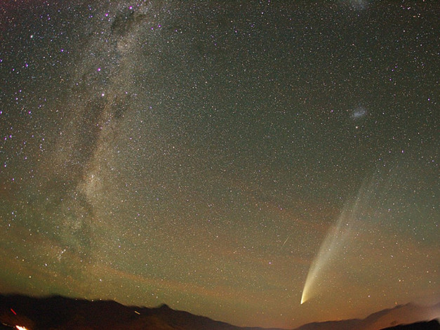 Обои картинки фото комета, макнота, звёзды, космос, кометы, метеориты