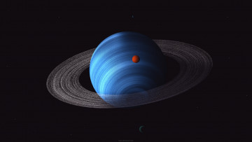 Картинка космос арт планеты кольца