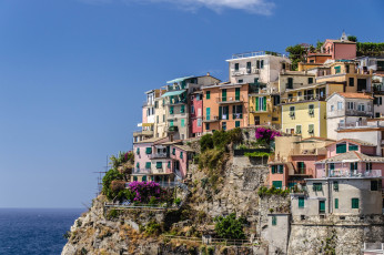 Картинка риомаджоре италия города амальфийское лигурийское побережье дома