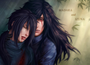 Картинка аниме naruto взгляд кровь братья изуна мадара шаринган