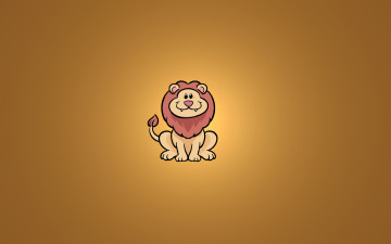 Картинка лев рисованные минимализм улыбка lion
