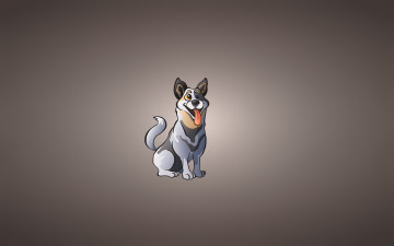 Картинка собака рисованные минимализм dog