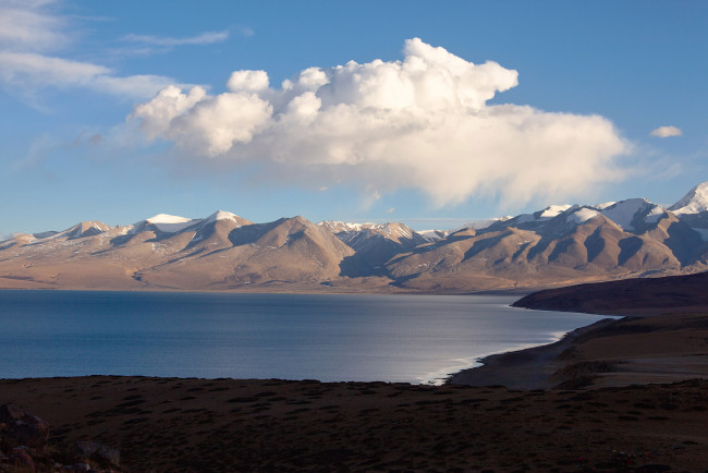 Обои картинки фото тибет,  озеро манасаровар, природа, реки, озера, горы, паломничество, кайлас, озеро