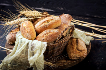 Картинка еда хлеб +выпечка колосья
