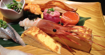 Картинка еда рыба +морепродукты +суши +роллы японская ассорти роллы кухня