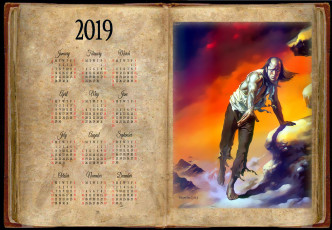 Картинка календари фэнтези мужчина