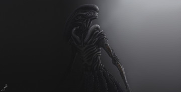 Картинка фэнтези чужой+ alien by dmitrii ustinov