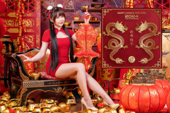 Картинка девушки -+азиатки азиатка праздник