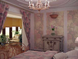 Картинка интерьер спальня