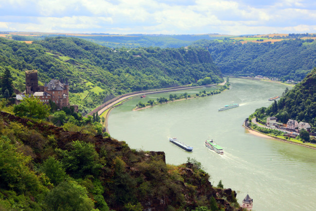 Обои картинки фото германия, патерсберг, природа, реки, озера, река, ландшафт